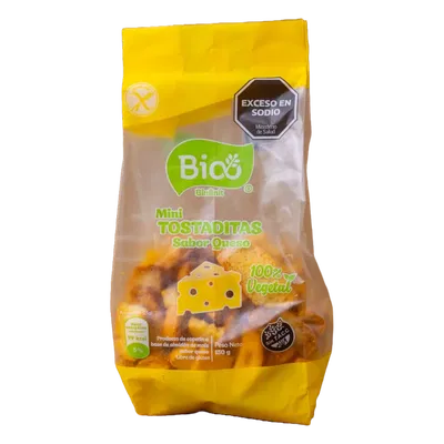 BIO – MINI TOSTADITA SABOR QUESO X130 G