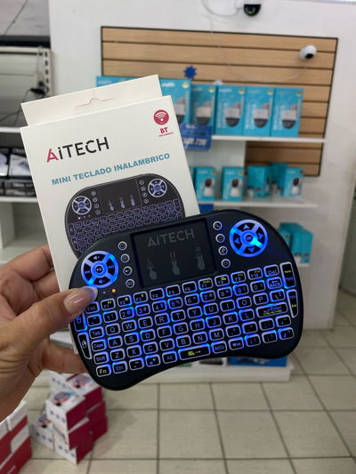 MINI TECLADO INALAMBRICO AITECH RETROILUMINA