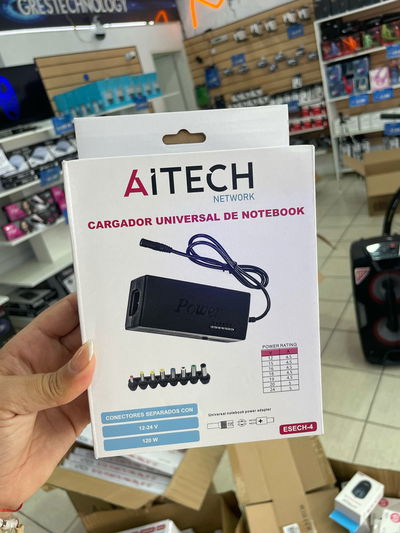 CARGADOR UNIVERSAL AITECH NOTEBOOK 8PINES