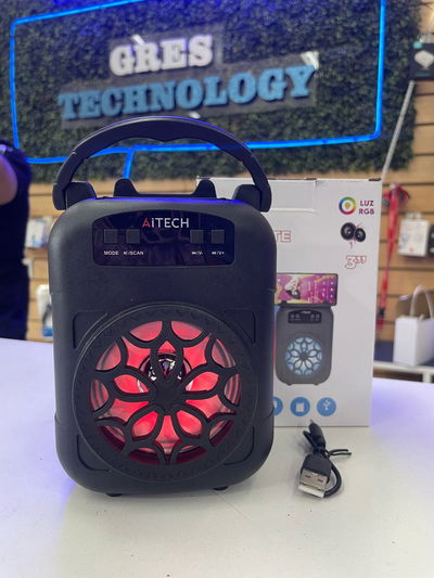 PARLANTE AITECH DENVER 3" BT FM 5W RGB
