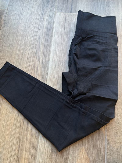 Calza negra total black S/M (36/40)