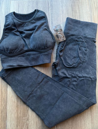 Conjunto 2 piezas top + calza S/M (36/38)