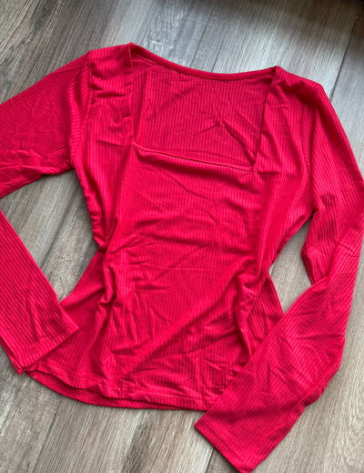 Remera escote cuadrado morley (S/M)