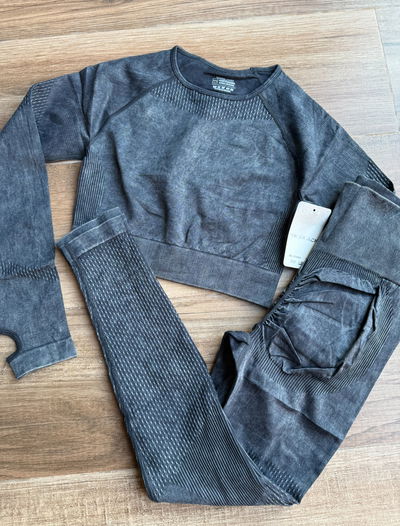 Conjunto 2 piezas prelavado pintitas S/M (36/40)