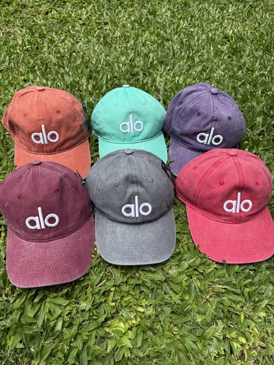 Gorras bordadas Alo prelavadas 