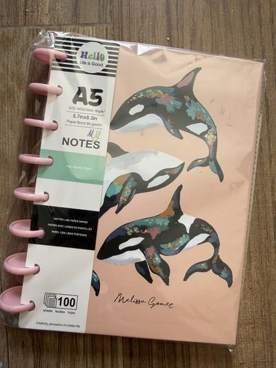 Cuaderno inteligente A5 Anillos rayado 100hojas