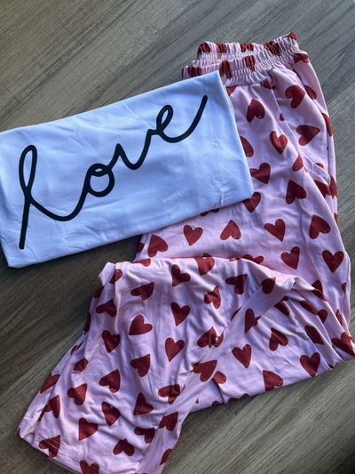 Pijama Largo Adulto L/XL (42/48) Love
