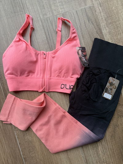 Conjunto Dlirio Calza Larga + top S/M (36/38)