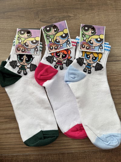 Pack x 3 Medias adulto media caña super poderosas 