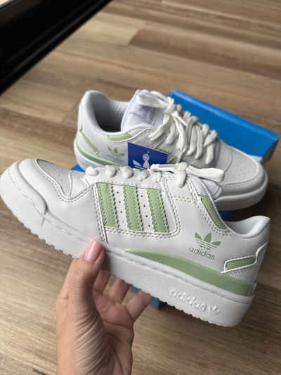 Zapatillas blanco/verde T. 35