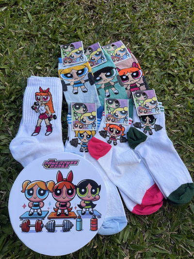 Lata + Pack x 7 Medias adulto Superpoderosas