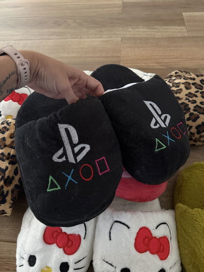 Pantuflas bordadas Play Station Gamer