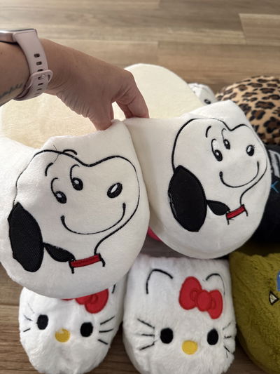 Pantuflas bordadas Snoopy