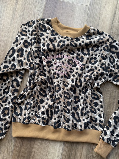 Buzo bordado Animal print plush