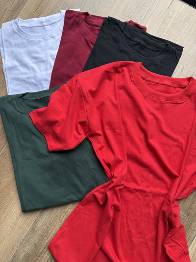 Pack x 5 Remerones m/c oversize lisos