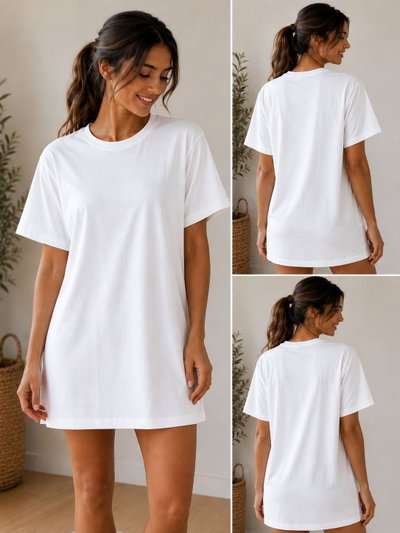 Remeron m/c oversize liso verde 