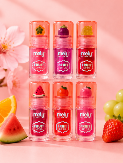 Líp oil frutal brillo Mely x2