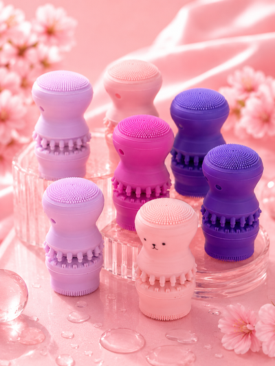 Cepillo limpiador pulpo skincare Pack x2