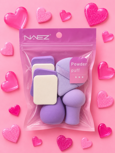 Set esponjas maquillaje puff Naez 