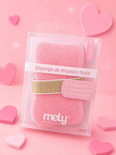 Esponja facial Skincare reutilizable Mely 