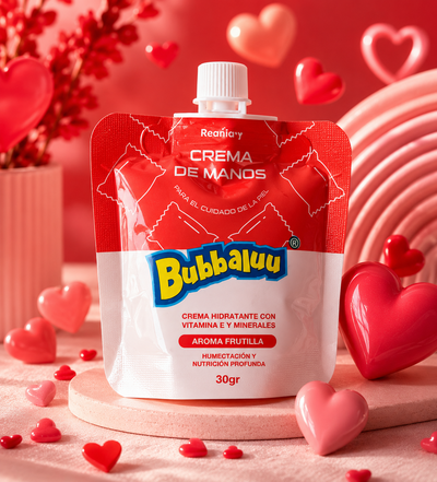 Cremita para manos Frutilla Bubbaluu x 1 unidad 