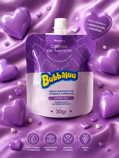 Cremita para manos Uva Bubbaluu x 1 unidad 