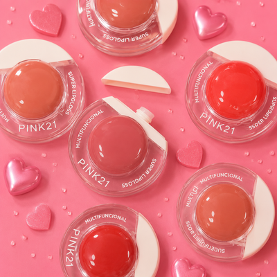 Super Lipgloss PINK21 multifuncional 💖
