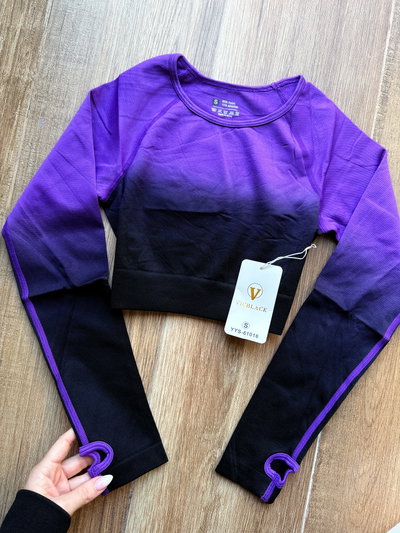Crop Top Vicblack dedal degrade M (95)