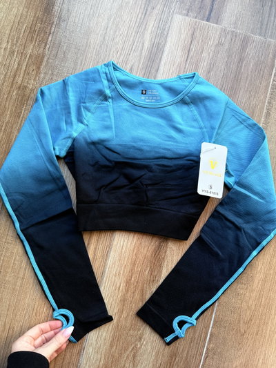Crop Top Vicblack dedal degrade S (85/90)