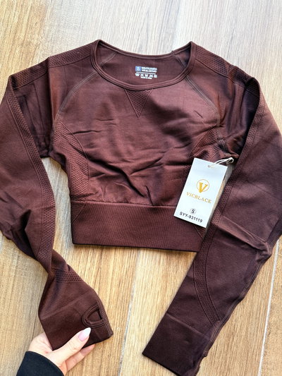Crop Top Vicblack dedal liso S (85/90)