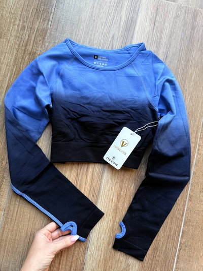 Crop Top Vicblack dedal degrade M (95)