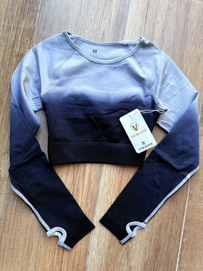 Crop Top Vicblack dedal degrade L (100)