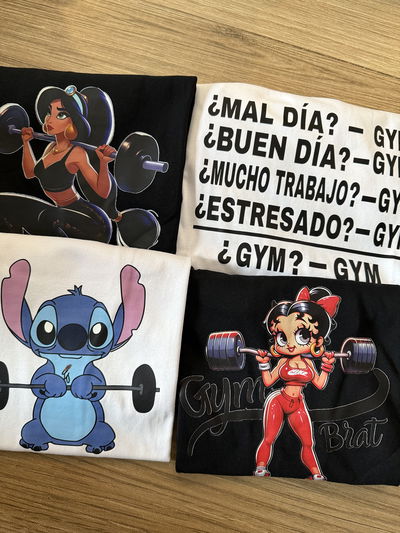 Pack x 4 Remeron oversize estampado 