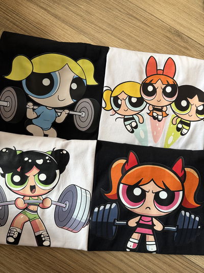 Pack x 4 Remeron oversize estampado 