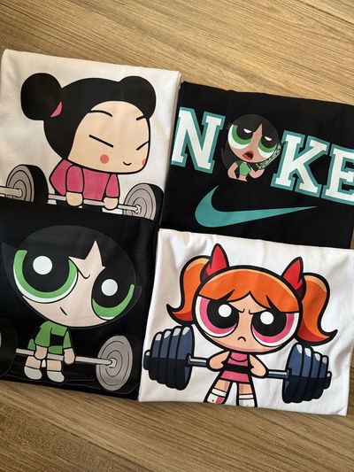 Pack x 4 Remeron oversize estampado 