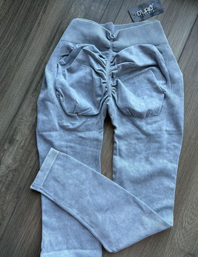 Calza Dlirio corte V atrás Gris L/XL (40/42)
