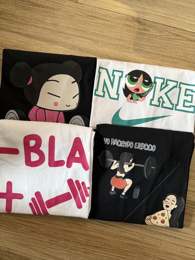 Pack x 4 Remeron oversize estampado 