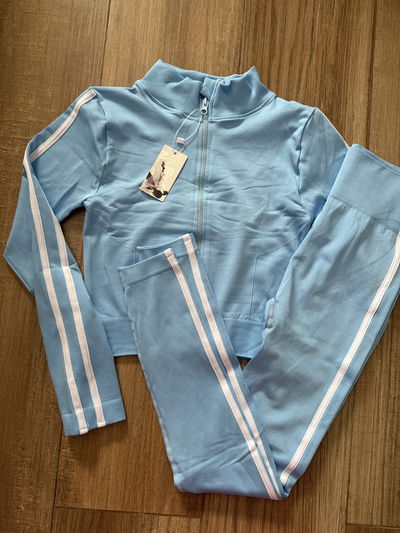 Conjunto Campera + calza 2 rayas S/M (36/38)