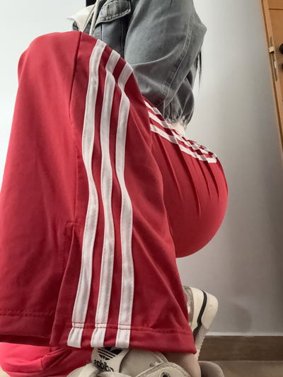 Pantalon Adidas Rojo S/M (36/40)