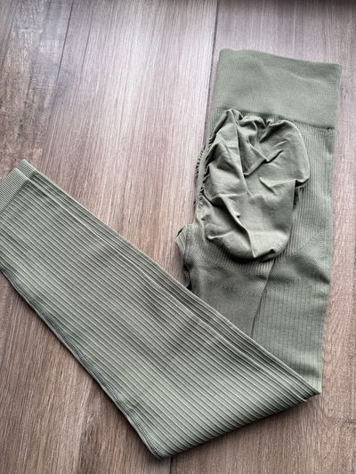 Calza vicblack verde militar L (42/44)