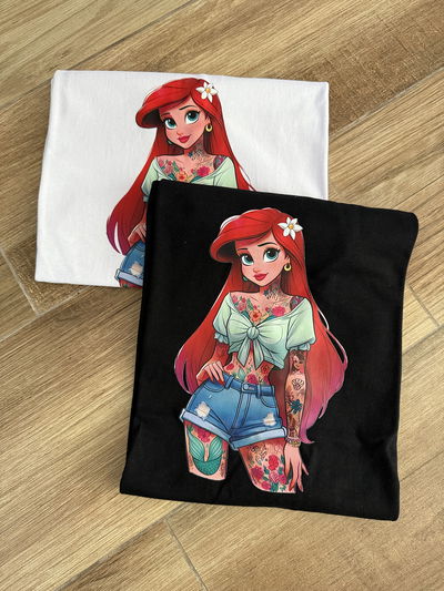 Remeron estampado Oversize Sirenita Tatto