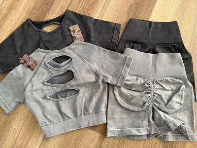 Conjunto Dlirio croptop + short S/M (36/40)