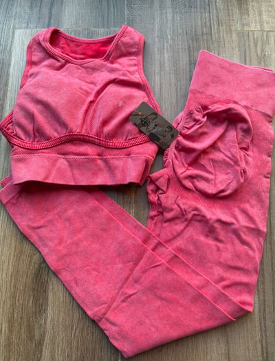 Conjunto 2 piezas top + calza S/M (36/38)