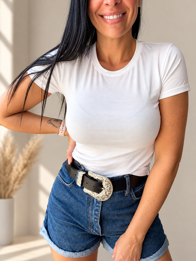 Remera viscosa modal básica