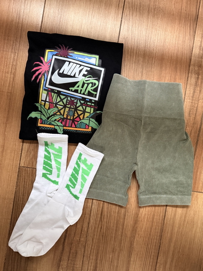 Set x3 artículos Pupera + medias + short SIN FRUNCE M (38)