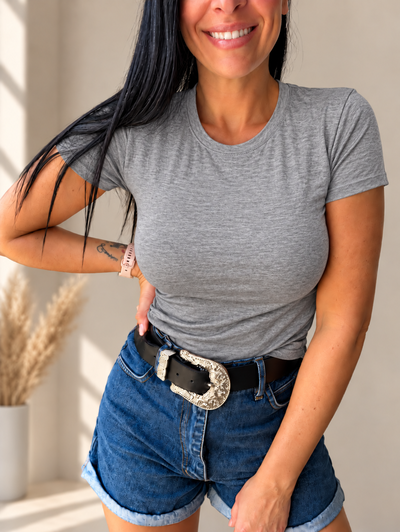 Remera viscosa modal básica
