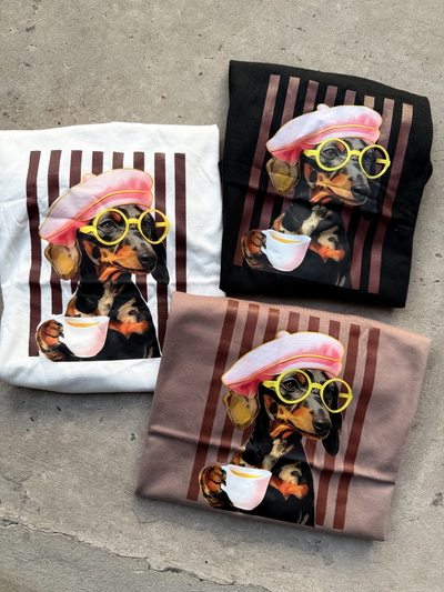 Remera básica estampada Salchi 