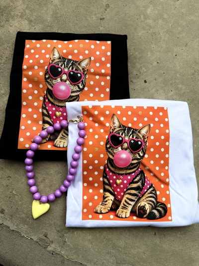Pupera estampada Oversize Gatitos