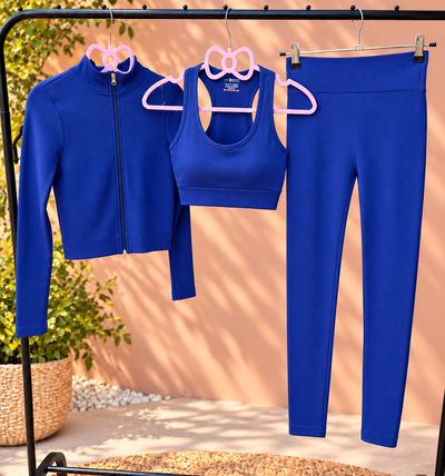 Set x3 piezas Dlirio Top + calza + campera L/XL (40/42)