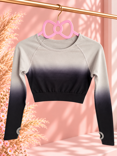 Crop Top Vicblack dedal degrade L (100)